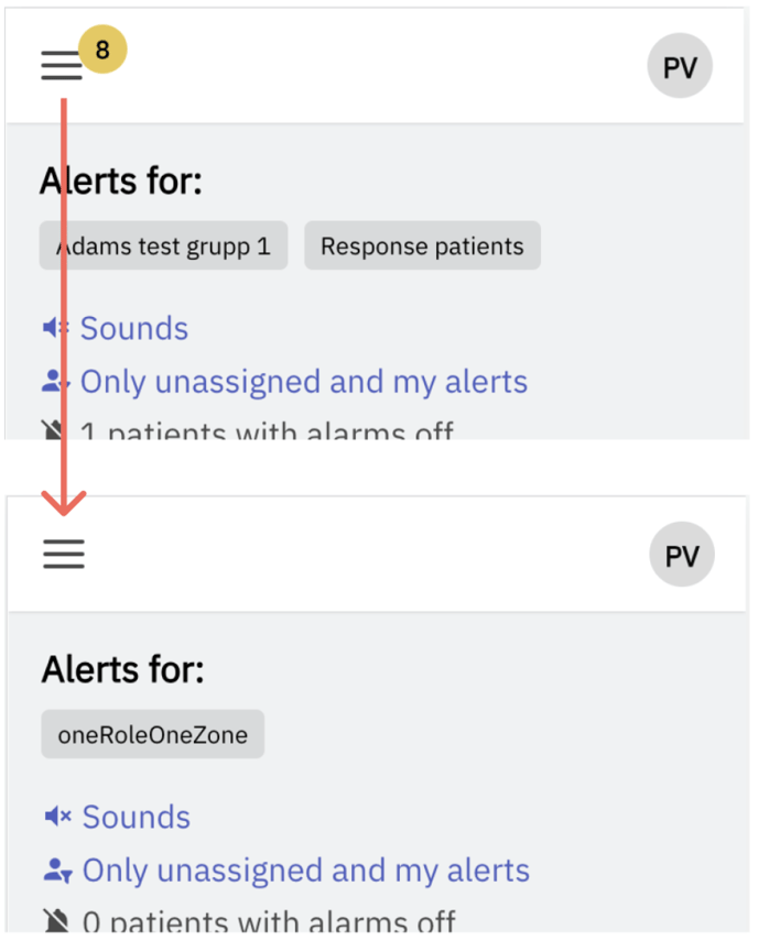 Hide warnings for technical alerts 6.14