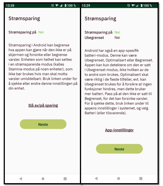 Strømsparing