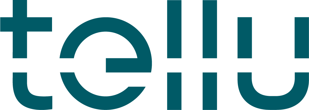Tellu logo 2025 - Dark